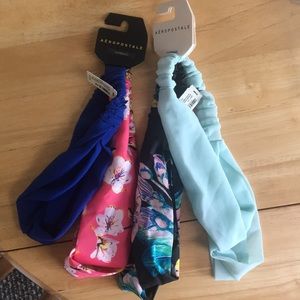 Twist front wrap headbands